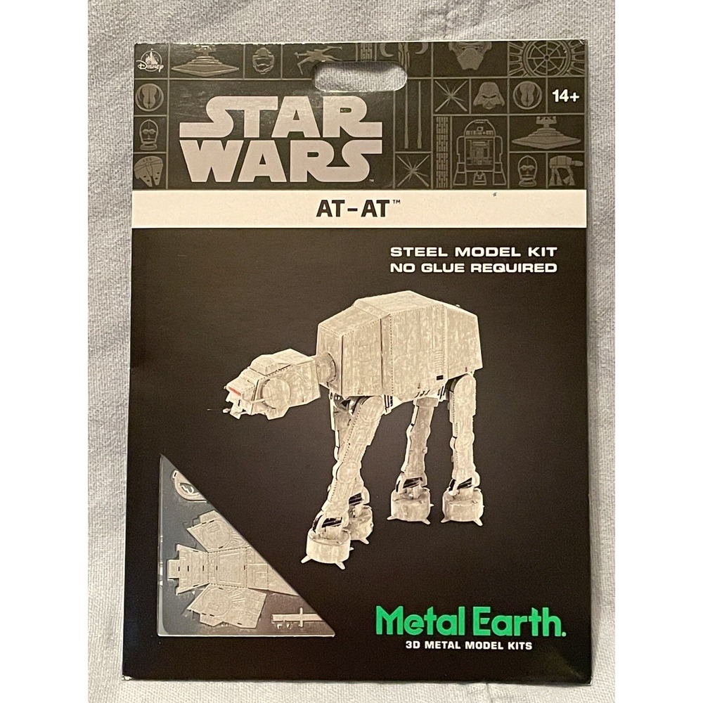 NEW Walt Disney‎ Parks Metal Earth Star Wars AT-AT 3D Metal Model Kit